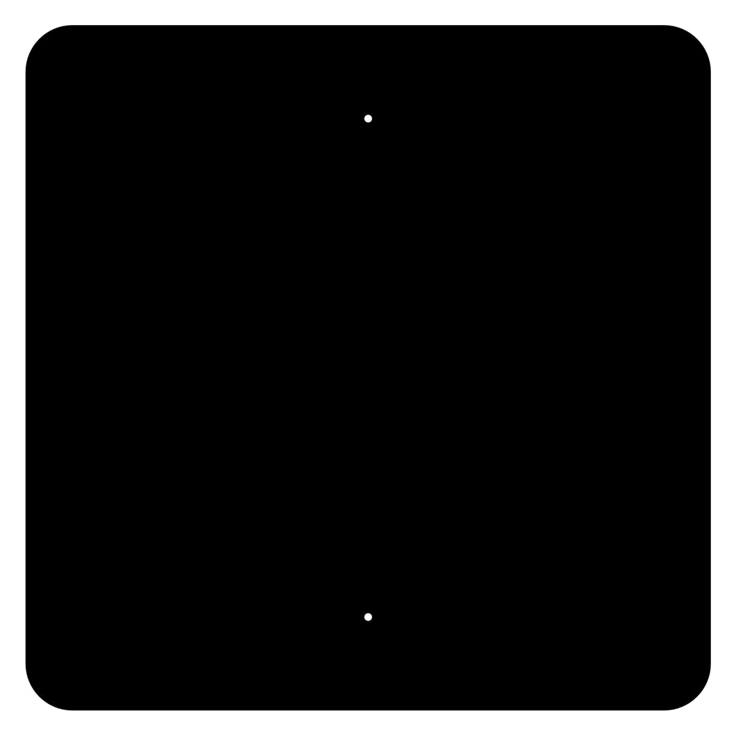 Square- Oversized Aluminum Traffic Sign Backer