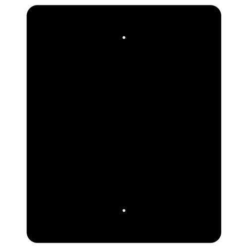 Vertical- Oversized Aluminum Traffic Sign Backer