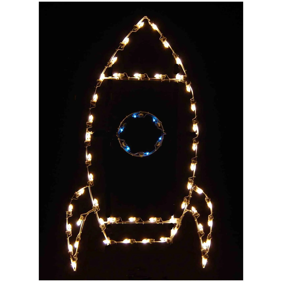 Silhouette Toy Rocket - Commercial Outdoor Christmas Yard Decoration ...