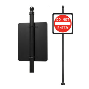 Square- Oversized Aluminum Traffic Sign Backer