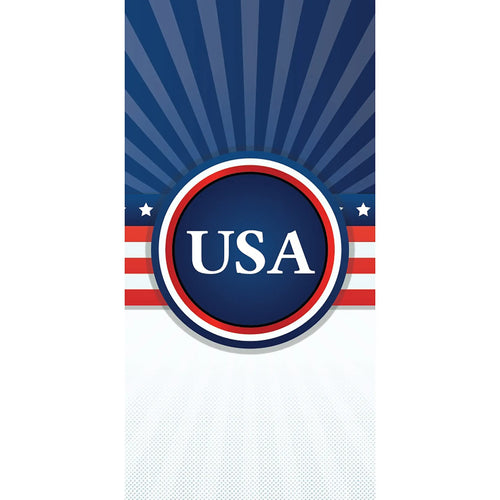 USA-026 USA Patriotic Pole Banner