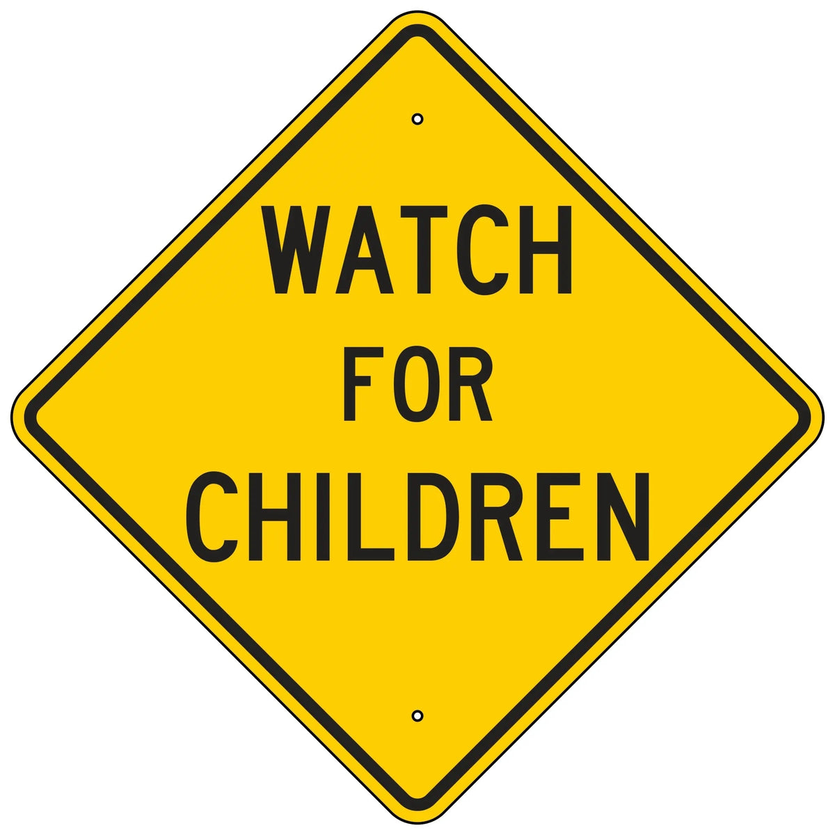 W40-1A Watch For Children Sign – Evangeline Specialties
