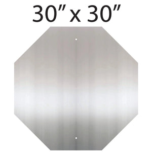 30"x30" Aluminum Sign Blank (Octagon)