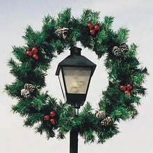 Load image into Gallery viewer, 5&#39; Lamp Post Garland Wreath