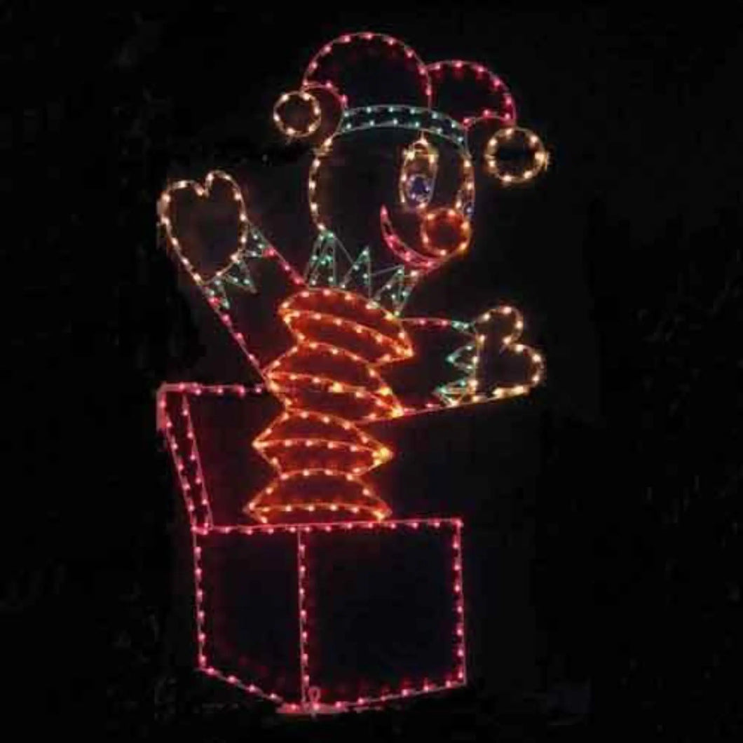 12' Jack in the Box-Animated Lighted Yard Decoration