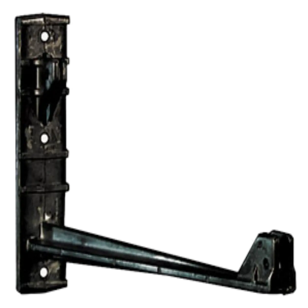 Cantilever Arm 14.4 - Flat or Extruded Street Sign Bracket - Black