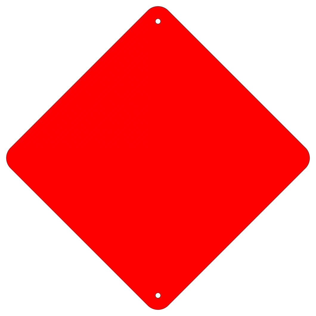 End of Road Marker - Red