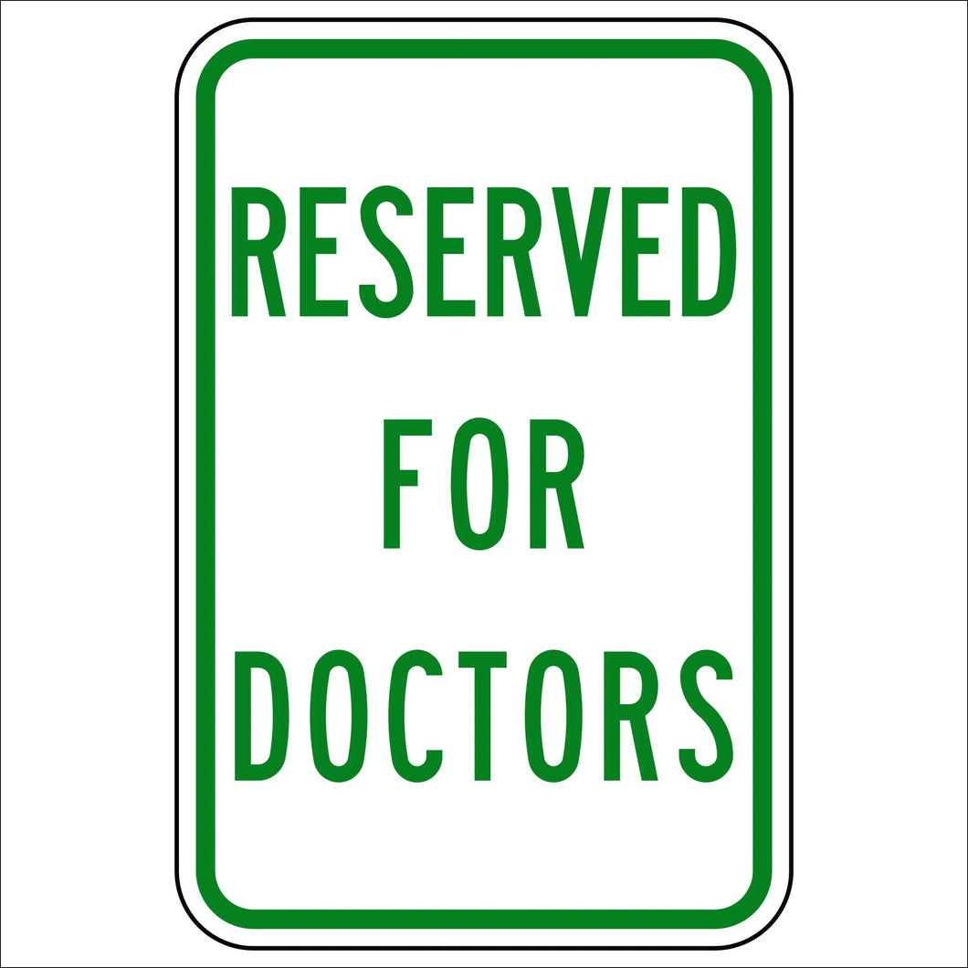 Reserved For Doctors