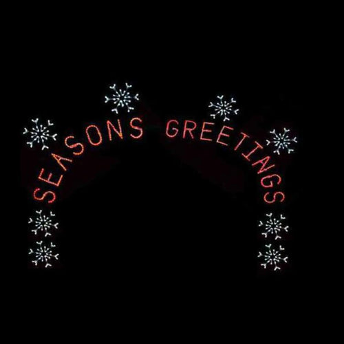 17' x 22' Snowflake & Seasons Greetings Arch Yard Decoration