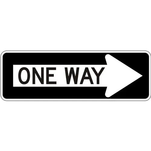 One Way in Right Arrow