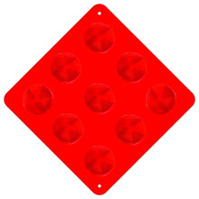 Load image into Gallery viewer, Type 1 Object Marker - Red with Plastic Circles