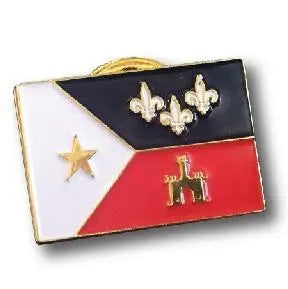 Acadian Flag Pin