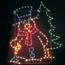Load image into Gallery viewer, 8&#39; Snowman with Tree Decoration