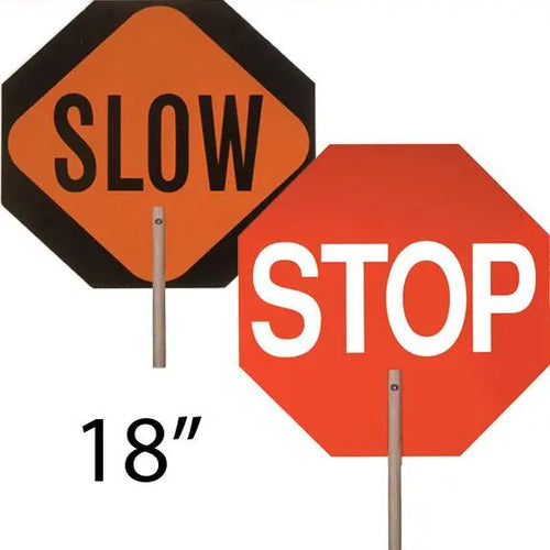 Hand Paddle - Stop/Slow 18