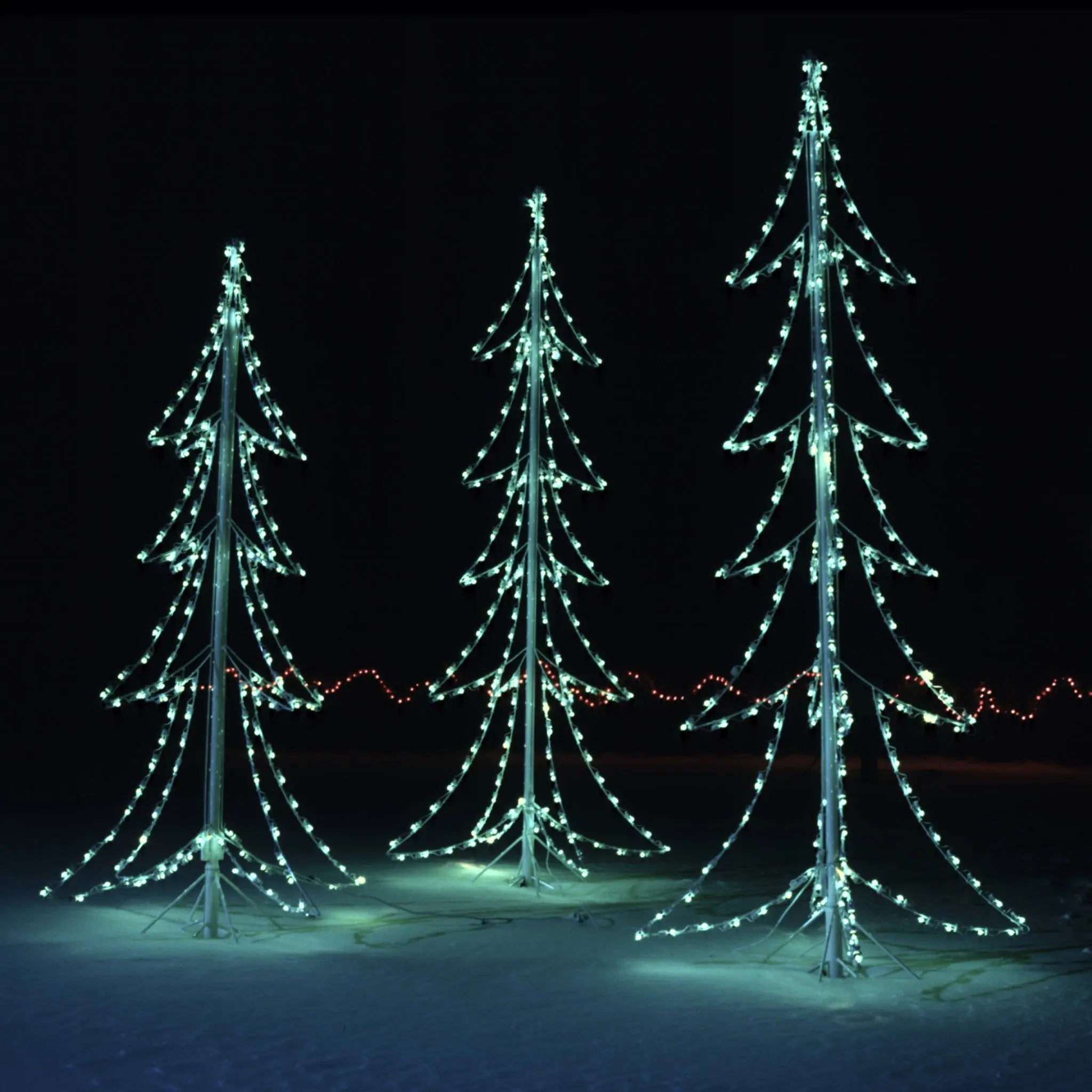 led christmas lights outdoor tree