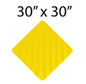 30"x30" Aluminum Reflective Sign Blank (Diamond Orientation)