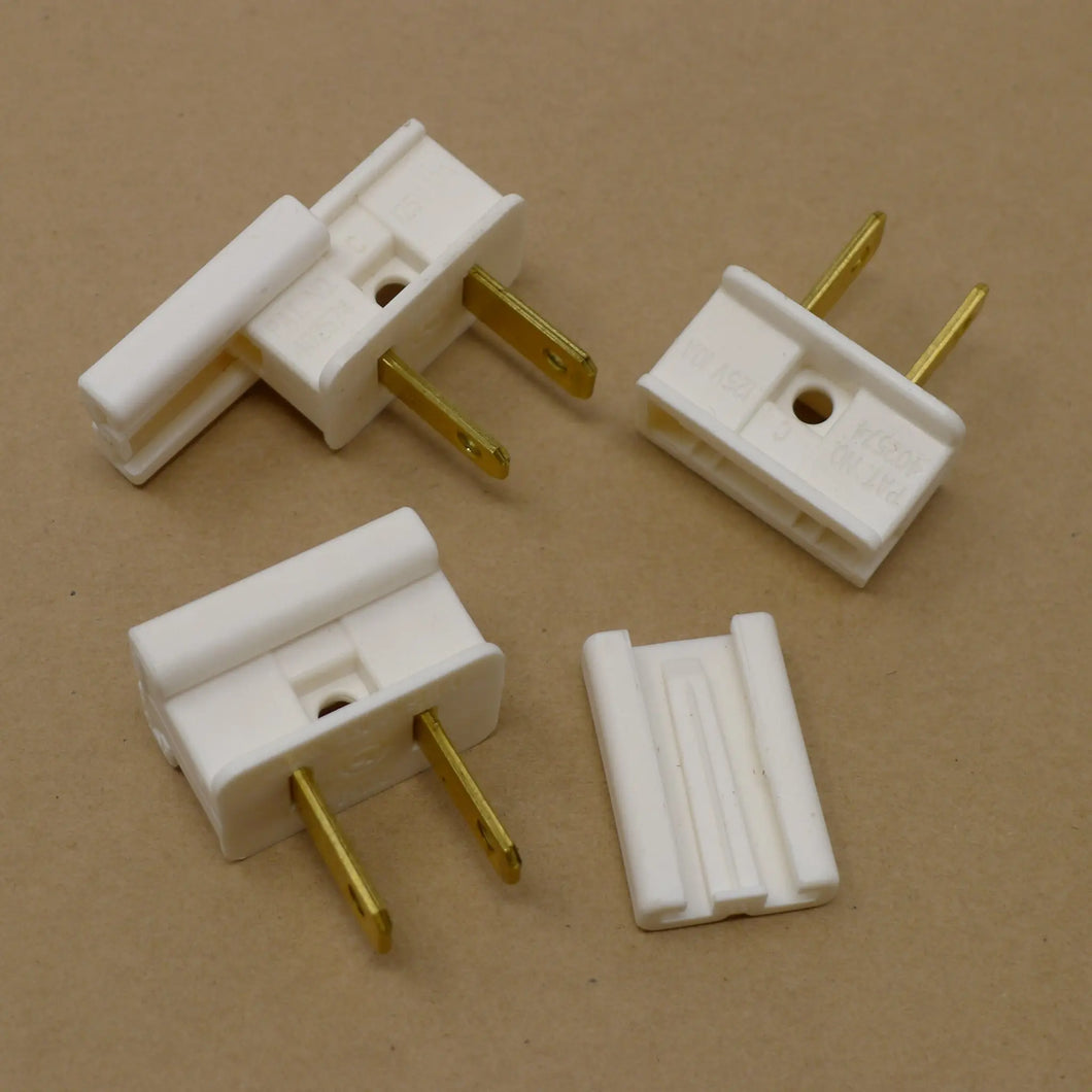 Male Plug Connector - White | PK-25