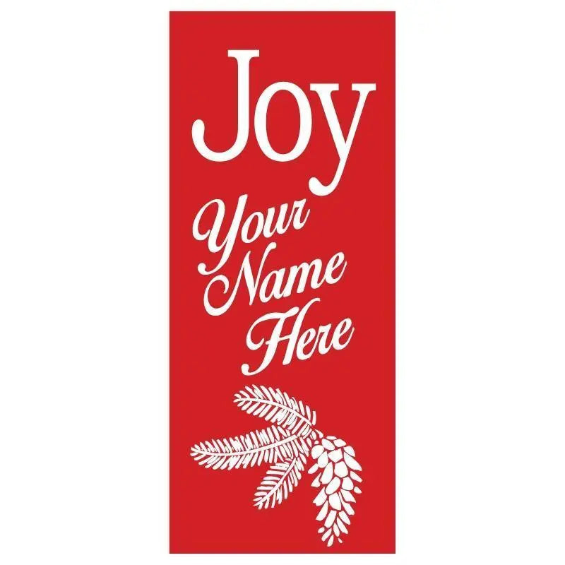personalized Joy Banner