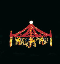 Load image into Gallery viewer, 11.5&#39; Five Horse Carousel Yard Decoration