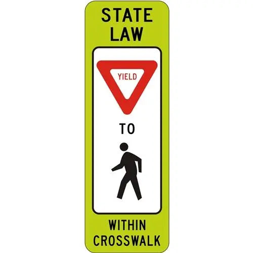 State Law Yield To Pedestrians Within Crosswalk