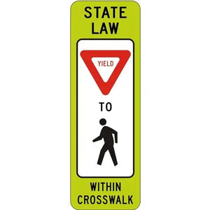 State Law Yield To Pedestrians Within Crosswalk
