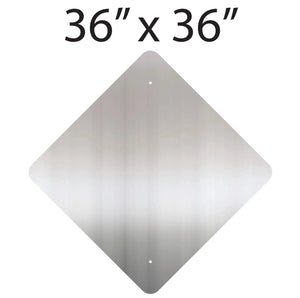 36" x 36" Aluminum Sign Blank