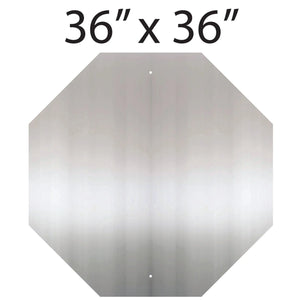 36"x36" Aluminum Sign Blank (Octagon)