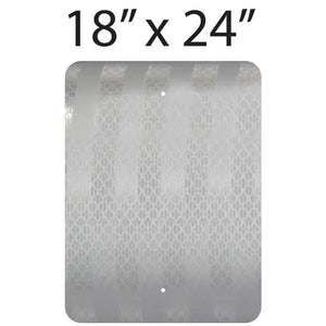 18"x24" Aluminum Reflective Sign Blank