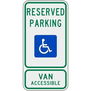 Texas Handicap Parking Sign