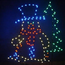 Load image into Gallery viewer, 8&#39; Snowman with Tree Yard Decoration