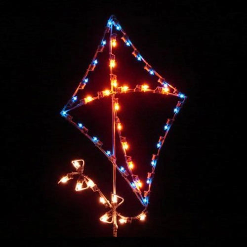 4' Kite Flying Lighted Yard Decoration