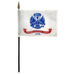 United States Army Desk Flag with Staff 4"x6"