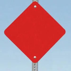 OM4-3 End of Road Marker Sign