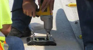 Surface-Mount Fixed Base for Impact Recovery Posts
