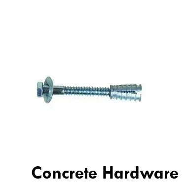 Car Stop Hardware - Concrete