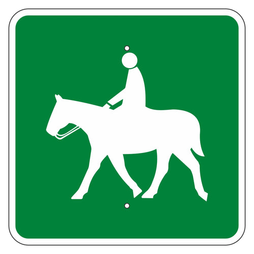 D11-4 Equestrians Permitted Sign