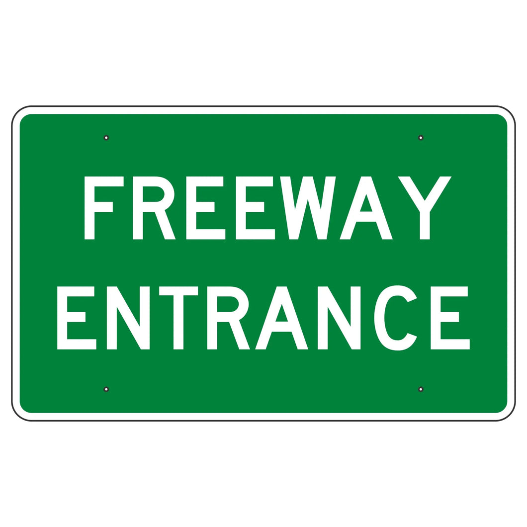 D13-3 Freeway Entrance Sign
