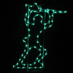 5' Silhouette Toy Soldier Lighted Yard Decoration