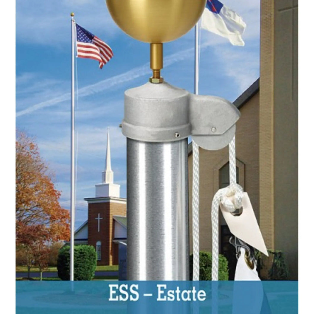 Estate Series Flagpole - Commercial Flagpole – Evangeline Specialties