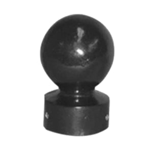 Round Finial for 3" OD Round Post - Black