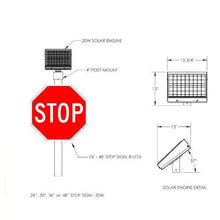 Load image into Gallery viewer, LED-Embedded Stop Sign | TAP2180