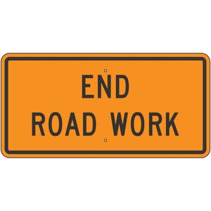 G20-2 End Road Work Sign