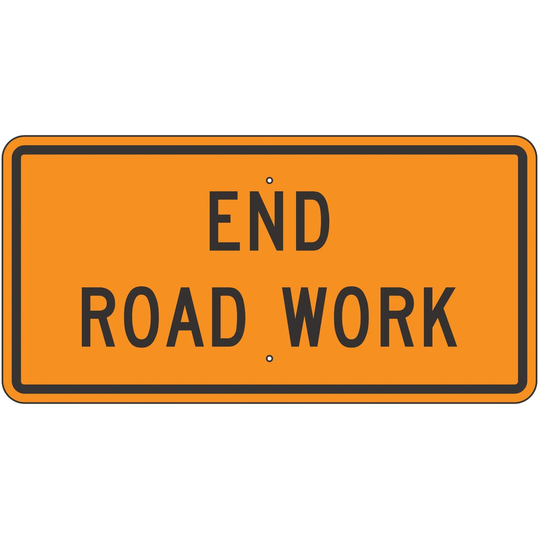 G20-2 End Road Work Sign