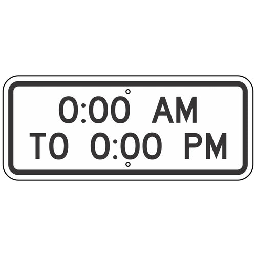 S4-1 School Zone Times Sign