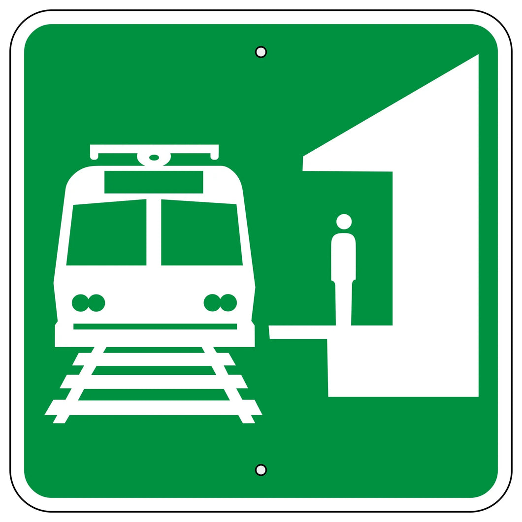 I-12 Light Rail Transit Station Sign