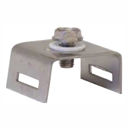 Straight Leg Stainless Steel Bracket with Bolt & Plastic Washer