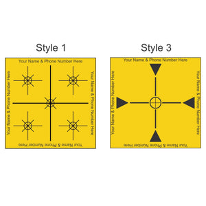 Surveying Signs - Self Adhesive Laser Survey Targets – Tagged