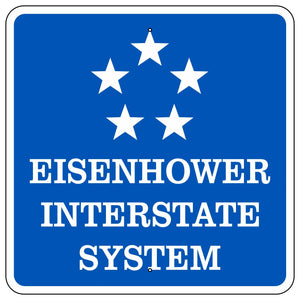 M1-10A Eisenhower Interstate System Sign