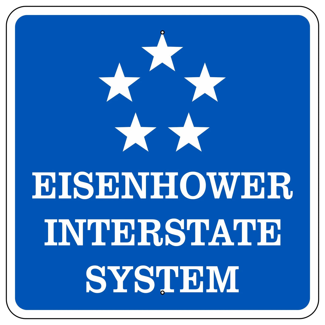 M1-10A Eisenhower Interstate System Sign