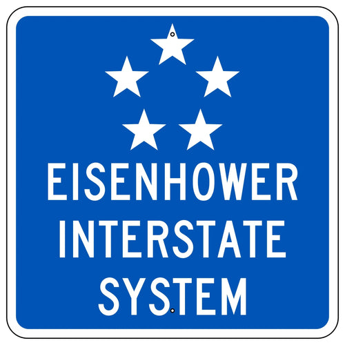 M1-10 Eisenhower Interstate System Sign